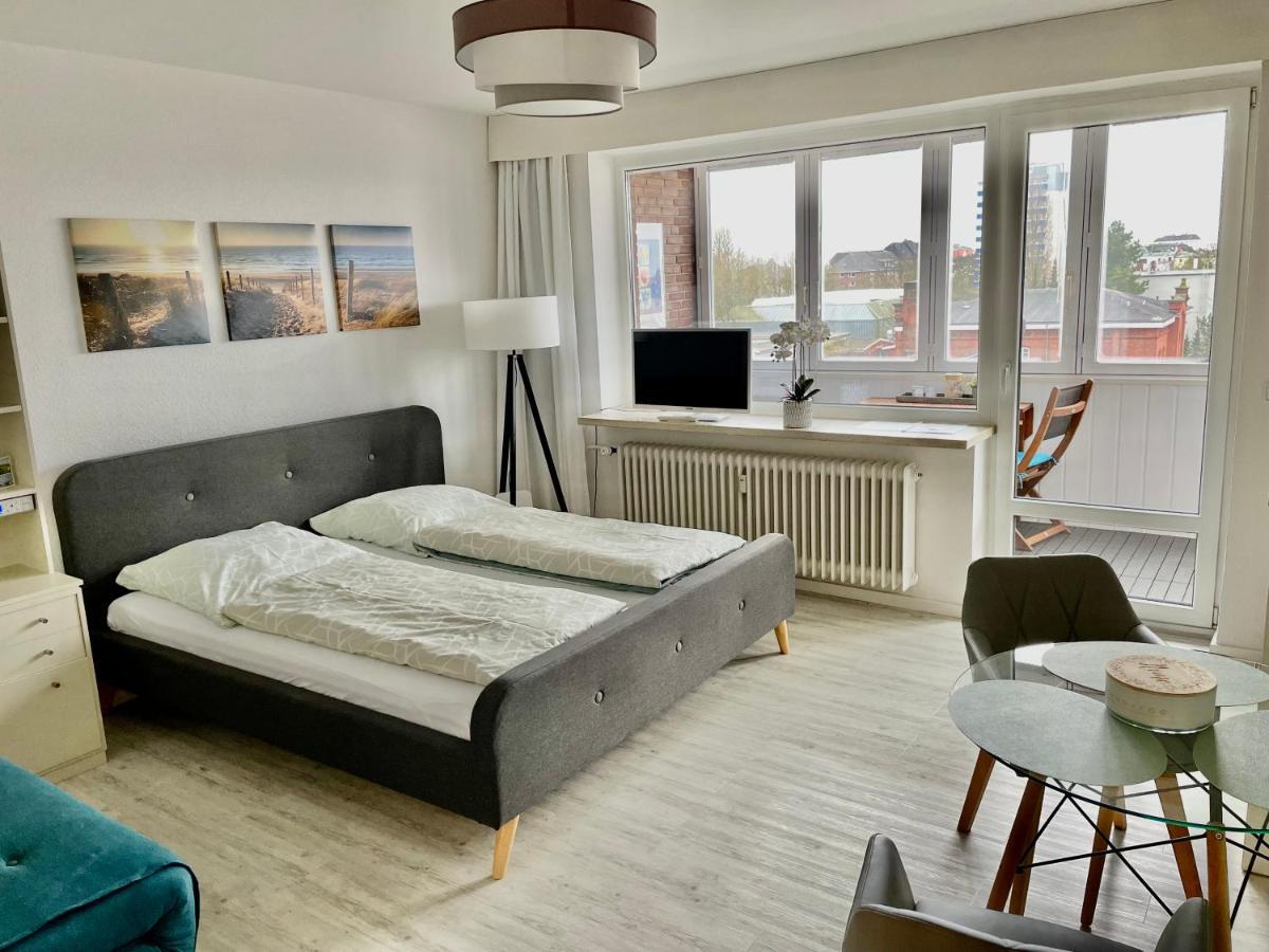 Wilhelms Havenkoje - Gemuetliches Innenstadtappartment Вилхелмсхафен Екстериор снимка