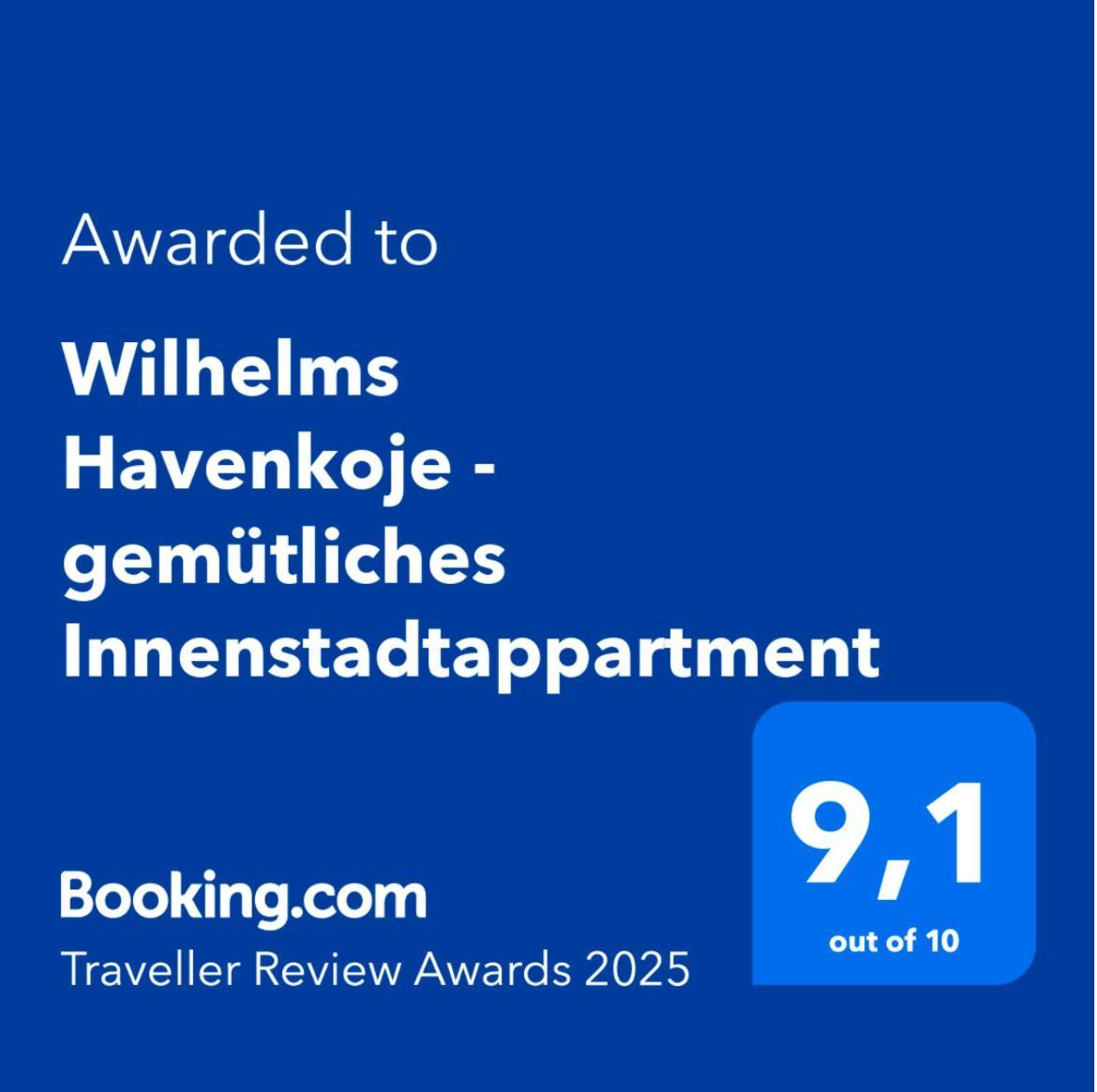 Wilhelms Havenkoje - Gemuetliches Innenstadtappartment Вилхелмсхафен Екстериор снимка